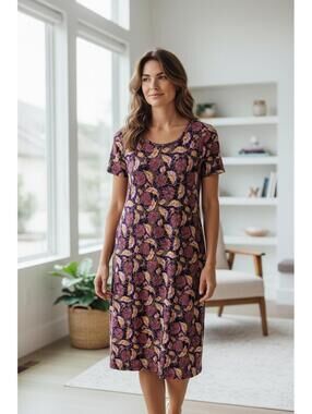 LuLaRoe Floral Print Midi Dress XS